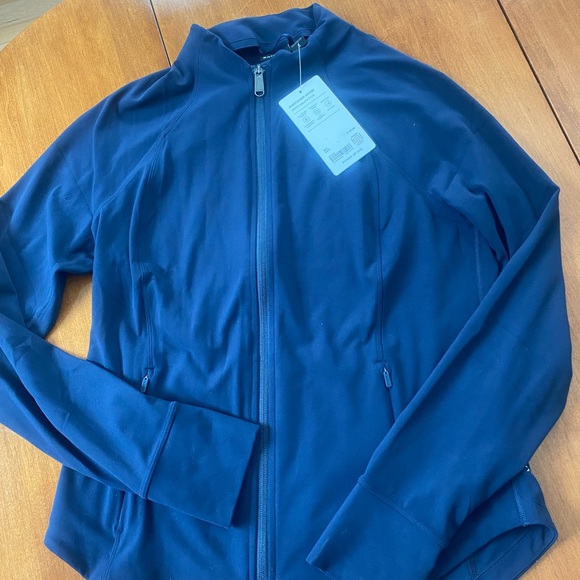 Athleta salutation jacket, navy size large - Picture 3 of 5